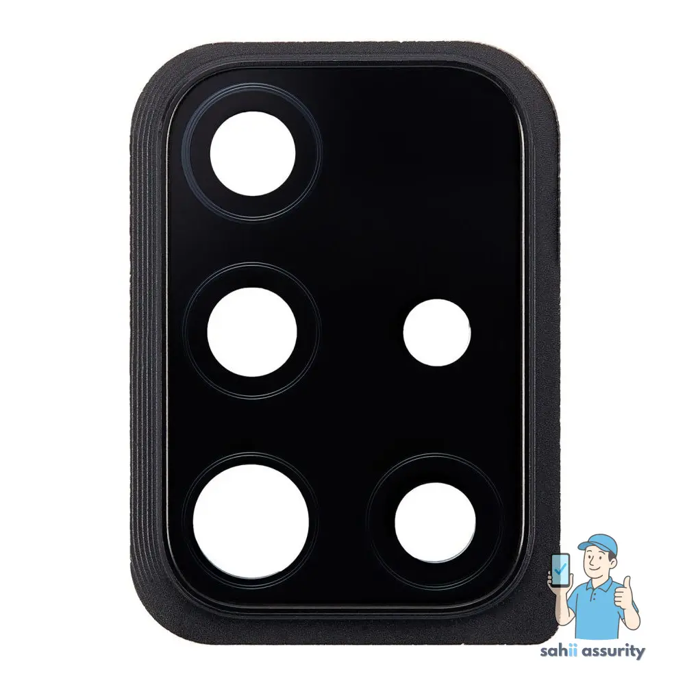 Camera Lens Glass with Frame for Samsung Galaxy A51 Black thumbnail